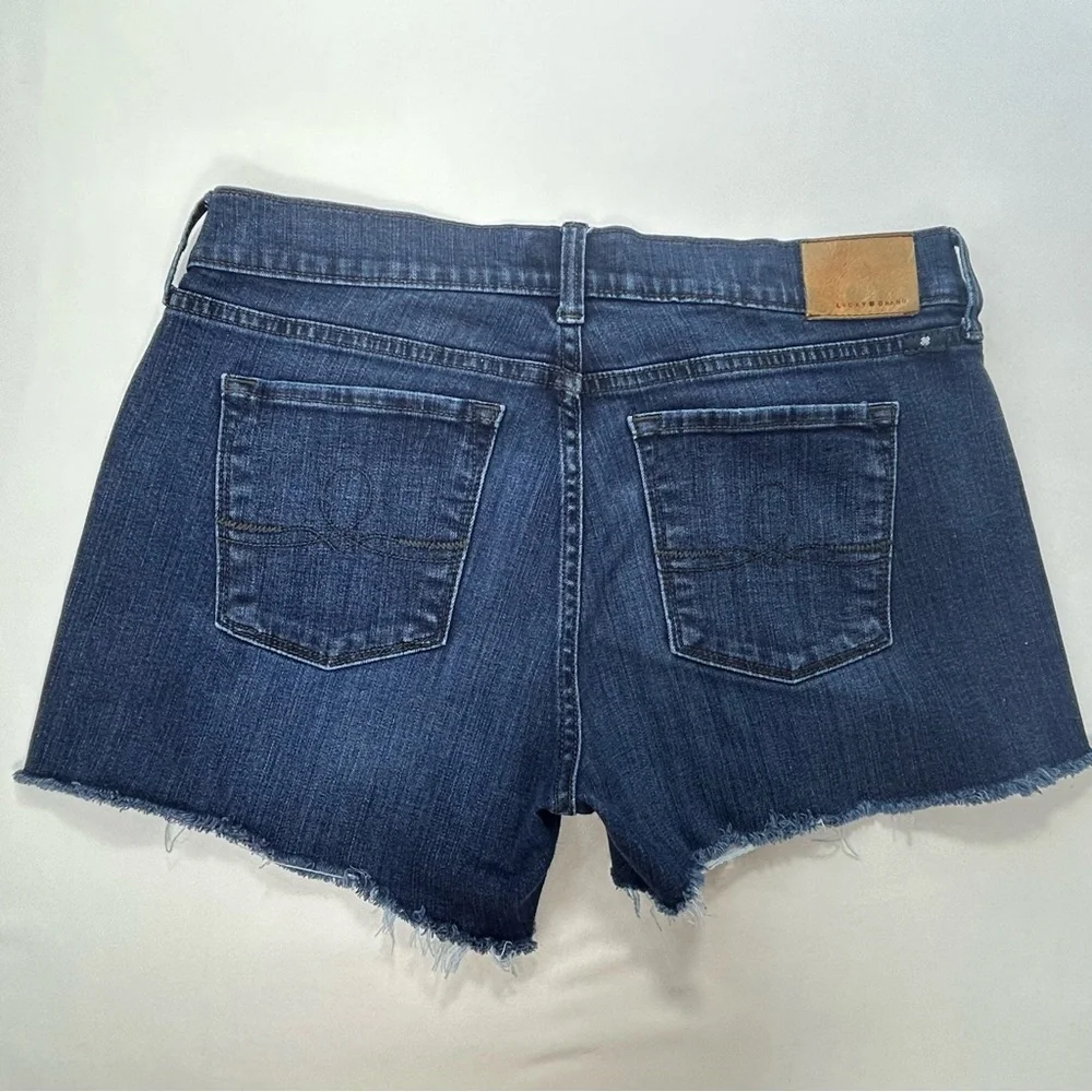 Lucky Brand Sofia Boot Cutoff Denim Shorts Size 8/29R